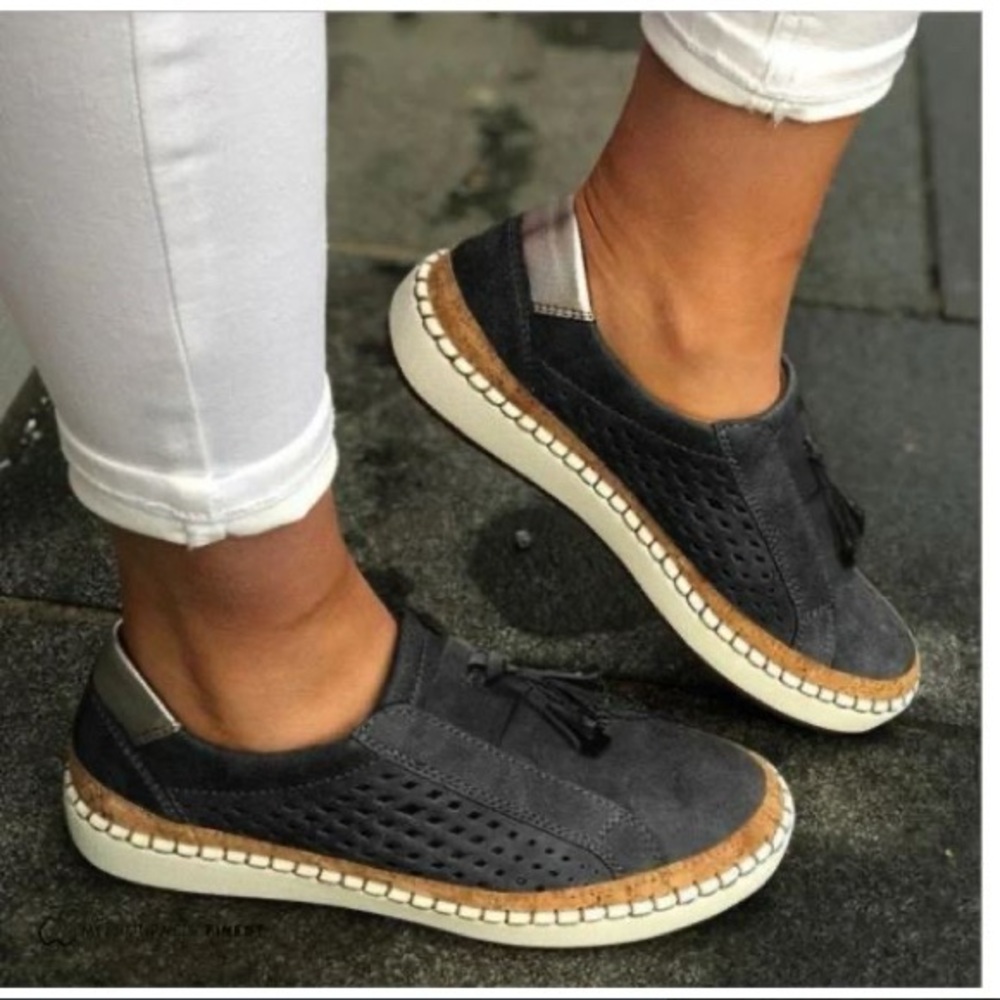 Walker & Sons Black Loafers